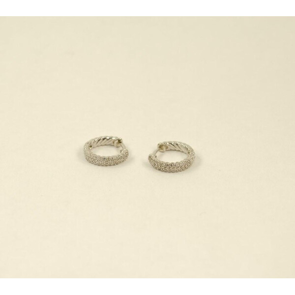 

Сережки косички Maxi Silver 8499