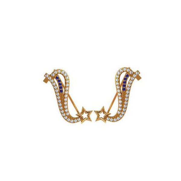 

Серьги в доль уха Maxi Silver 8373