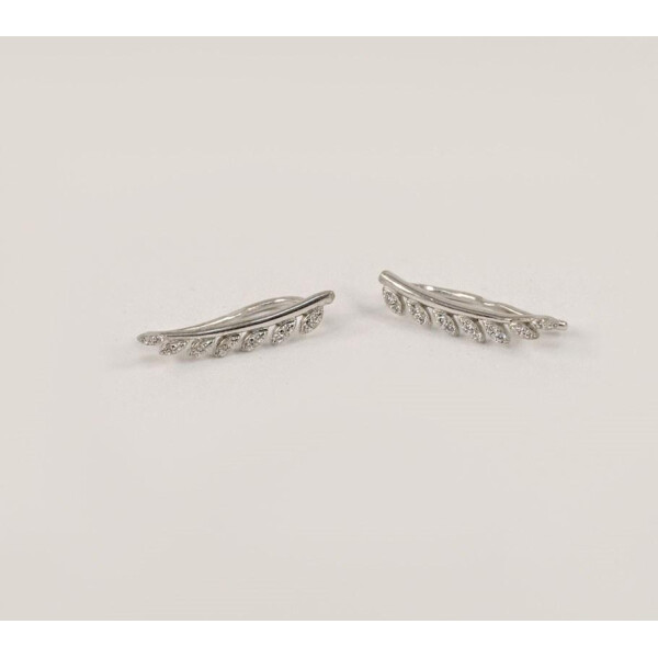

Сережки в доль мочки уха Maxi Silver 8372