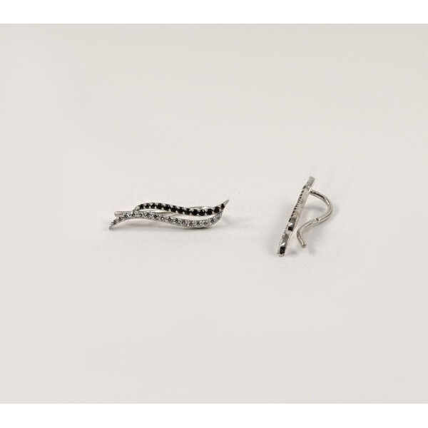 

Серьги вдоль мочки уха Maxi Silver 8371