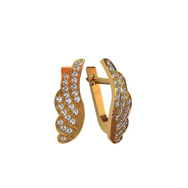 

Серьги крылья Maxi Silver 8210
