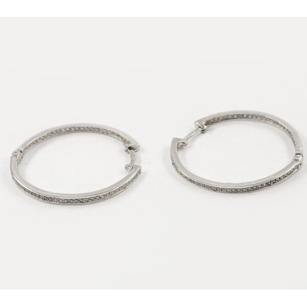 

Серьги кольца Maxi Silver 8200