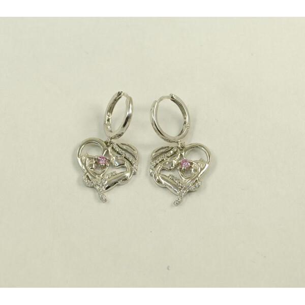 

Серьги мама и ребенок Maxi Silver 8197