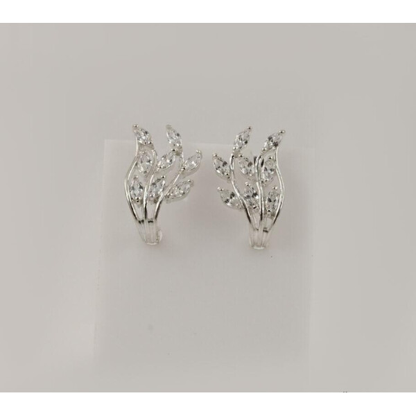 

Сережки лепестки Maxi Silver 8106