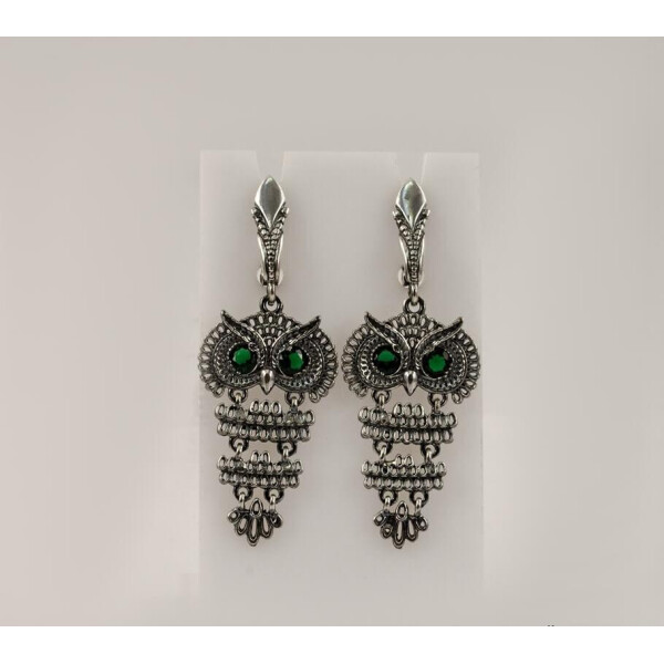 

Сережки сова Maxi Silver 8105