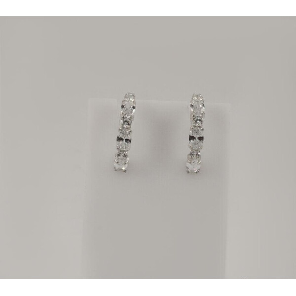 

Серьги с замком конго Maxi Silver 8102
