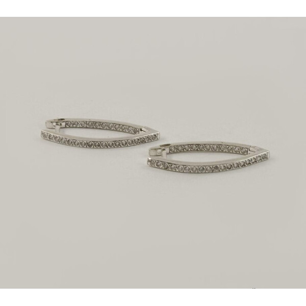 

Серьги прищепки Maxi Silver 8101