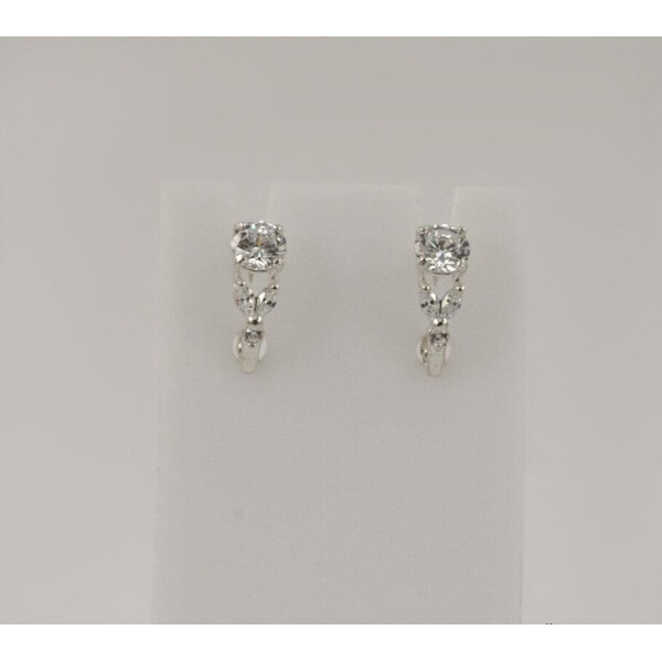 

Серьги с цирконами Maxi Silver 8100