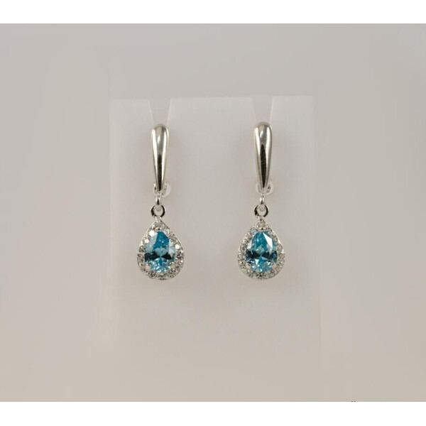 

Висячие сережки капли Maxi Silver 8092