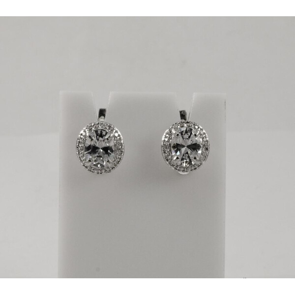 

Серьги овал Maxi Silver 7952