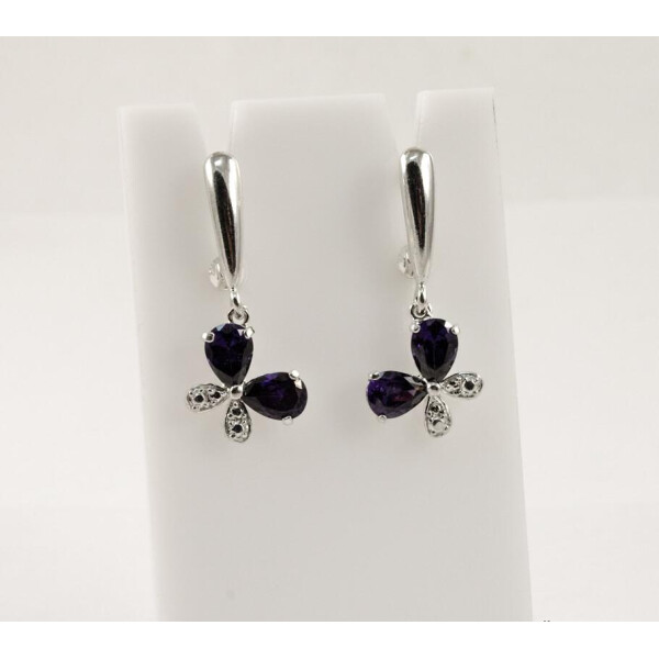 

Серьги бабочки Maxi Silver 7948