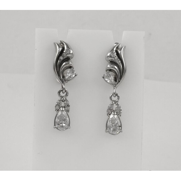 

Сережки длинные Maxi Silver 7585