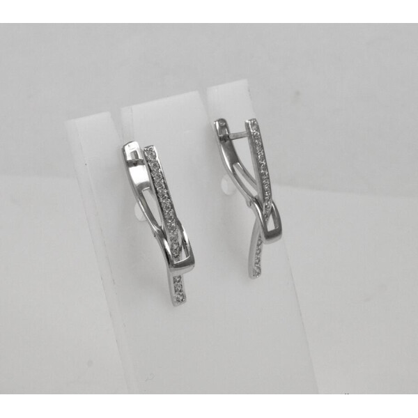 

Серьги классические Maxi Silver 7319