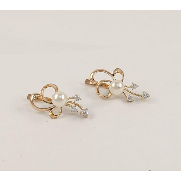 

Сережки жемчуг Maxi Silver 7011