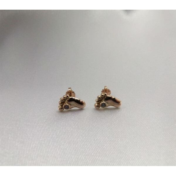 

Пусеты детская ножка Maxi Silver 5597