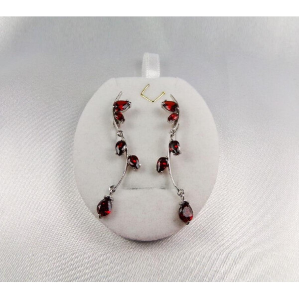 

Женские сережки длинные Maxi Silver 4652