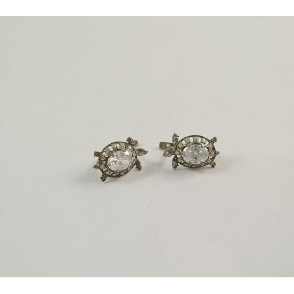 

Серьги черепаха Maxi Silver 4140
