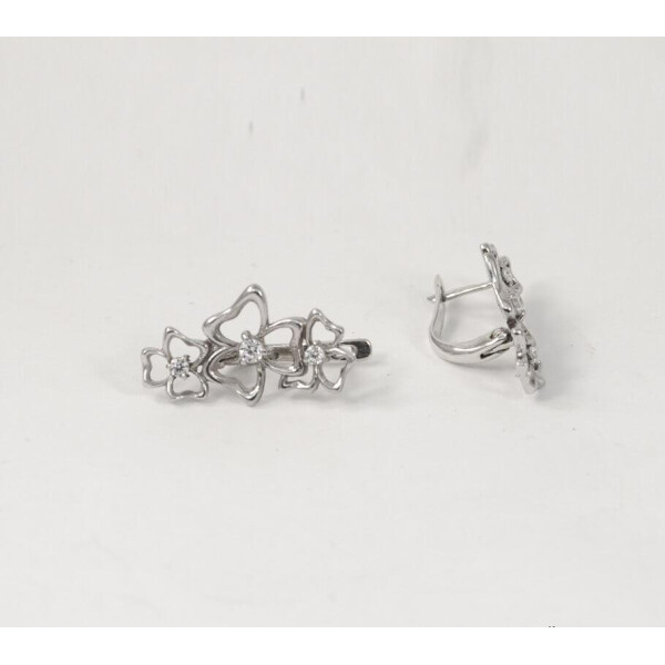

Серьги цветы Maxi Silver 4130