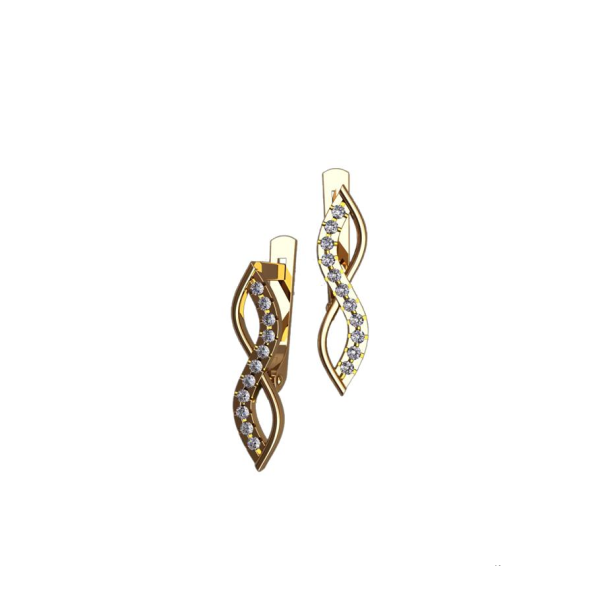 

Серьги бесконечность Maxi Silver 3922