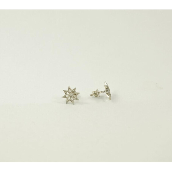 Пусеты алатырь Maxi Silver 6838