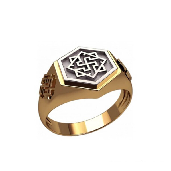 

Печатка мужская валькирия Maxi Silver 6649 SE, размер 21