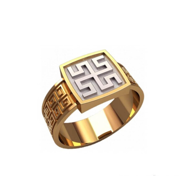 

Кольцо Боговник Maxi Silver 6607 SE, размер 17.5