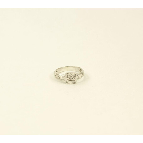 

Кольцо Оберег всевидящее око Maxi Silver 6575 SE, размер 20.5