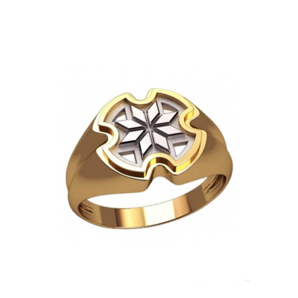 

Колечко амулет алатырь Maxi Silver 6489 SE, размер 19