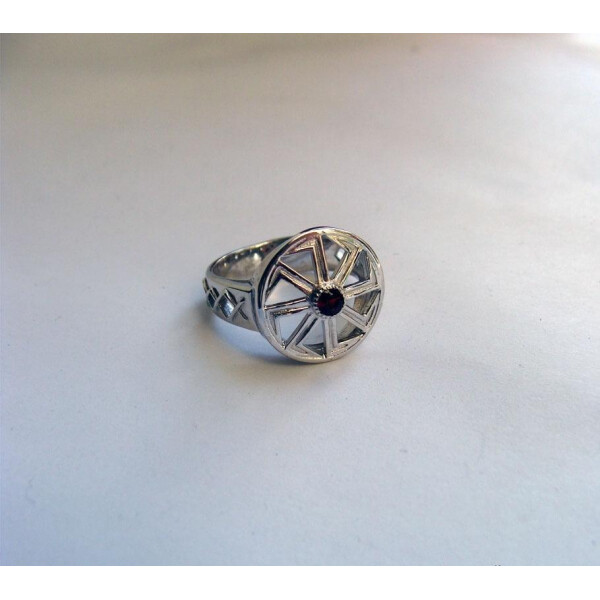 

Печатка двухсторонний оберег КОЛОВРАТ Maxi Silver 3798 SE, размер 16.5