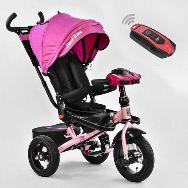 

Велосипед Best Trike трехколесный с поворотным сидением, розовый - 179360