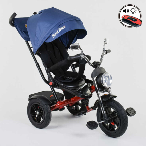 

Велосипед Best Trike трехколесный с пультом, синий - 179325