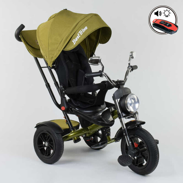 

Велосипед Best Trike трехколесный с поворотным сидением, оливковый - 179318