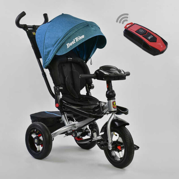 

Велосипед Best Trike трехколесный с поворотным сидением, голубой - 179354