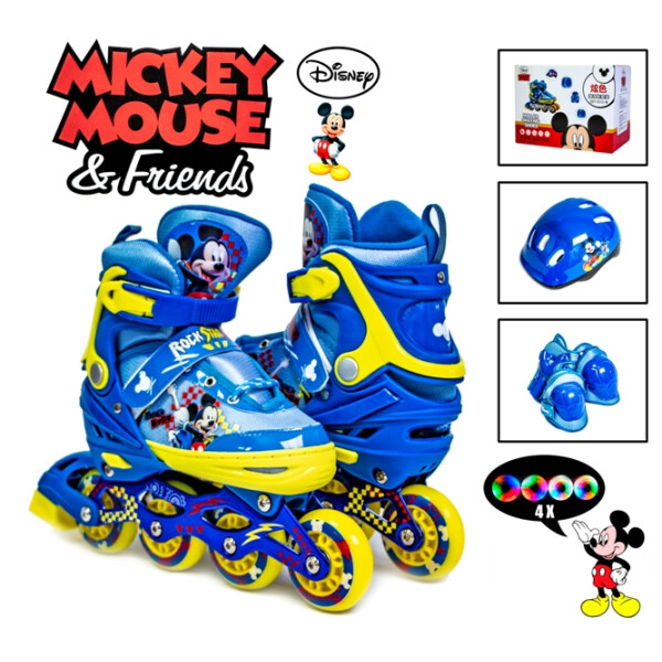 

Копмлект роликов Disney. Mickey Mouse. р.29-33. Все колеса светятся!