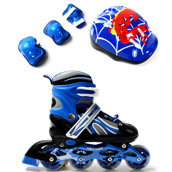 

Роликовые коньки Комплект Power Champs. Blue. р 29-33