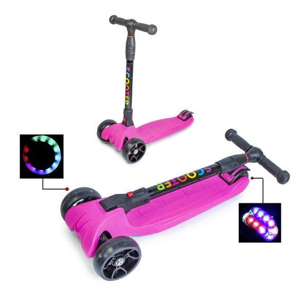 

Детский самокат Smart. Pink. Складная ручка!