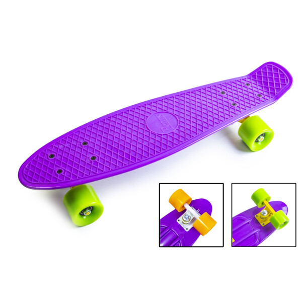

Penny Board. Фиолетовый цвет. Матовые колеса.