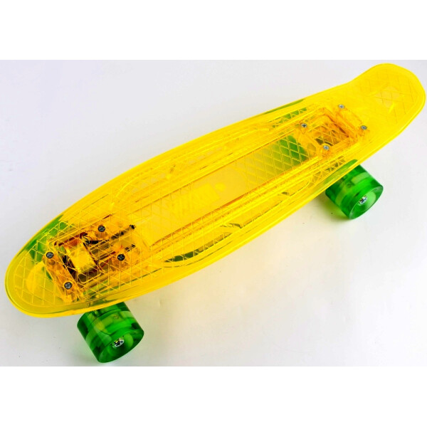 

Penny Board "Led". Желтый цвет. Дека и колеса светятся!