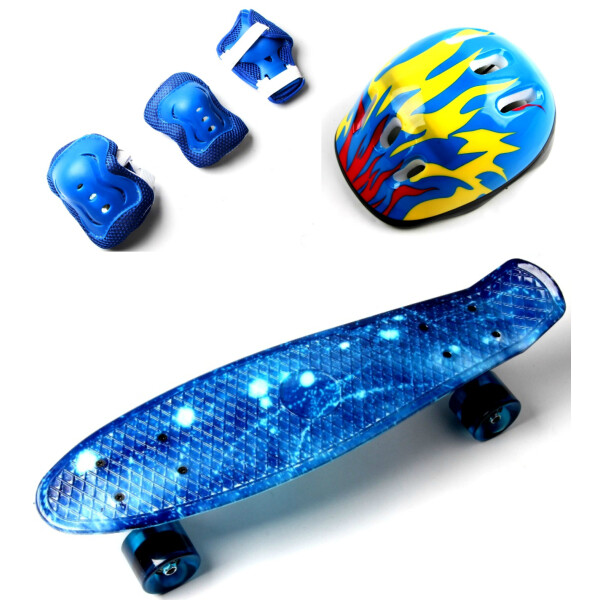 

Penny Board. Spice.+защита+шлем. Светящиеся колеса.