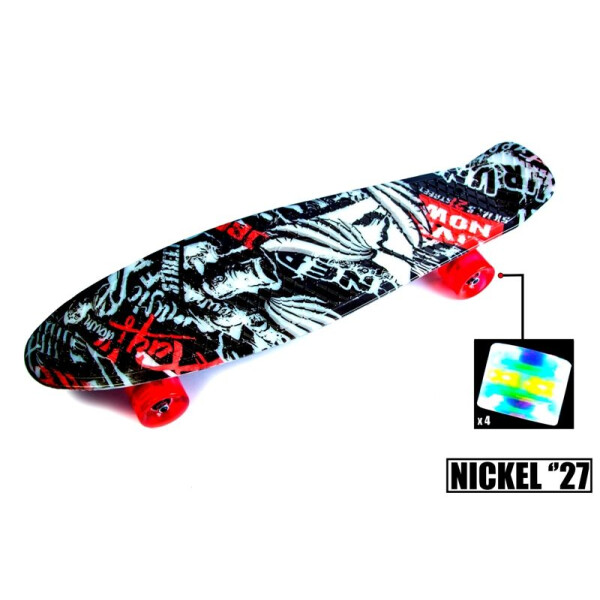 

Пенни борд Penny Board Nickel 27" "Street" Светящиеся колеса