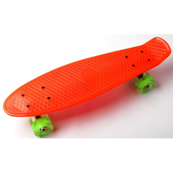 

Скейт Penny Boarde Orange Светящиеся колеса