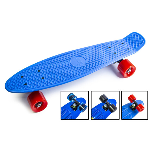 

Пенни борд Penny Board. Синий цвет. Матовые колеса.