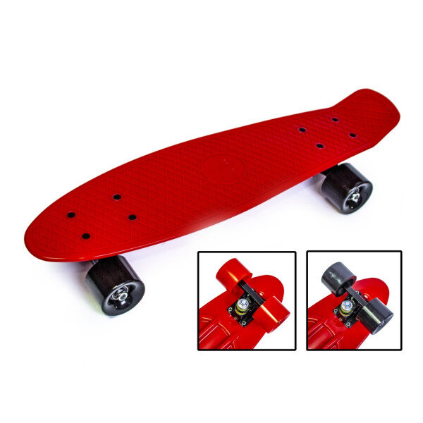 

Penny Board. Красный цвет. Матовые колеса.