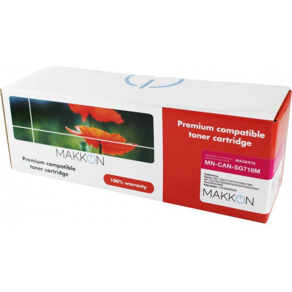 

Картридж Makkon Canon 718 (SG118M) 2.9k magenta (MN-CAN-SG718M)