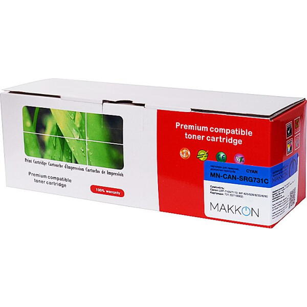 

Makkon Canon 731 (SRG731C) 1.5k cyan (MN-CAN-SRG731C)