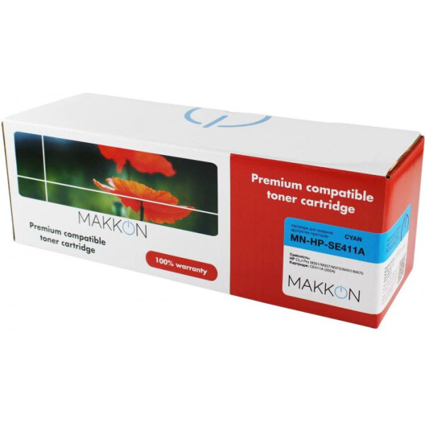 

Makkon HP CLJP CE411A (305A) (SE411A) 2.6k cyan (MN-HP-SE411A)