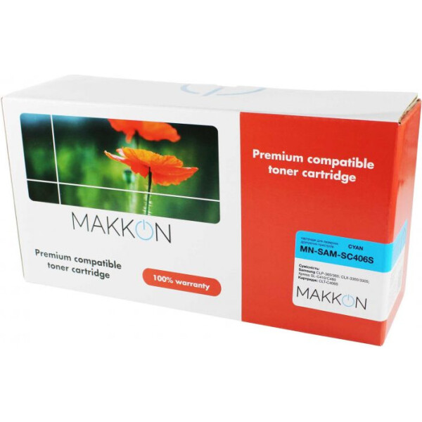 

Makkon Samsung CLT-C406S (SC406S) 1k cyan (MN-SAM-SC406S)