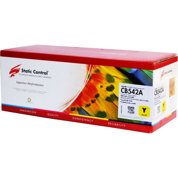 

Static Control HP CLJ CB542A (125A) 1.4k yellow (RCCB542A-CC)
