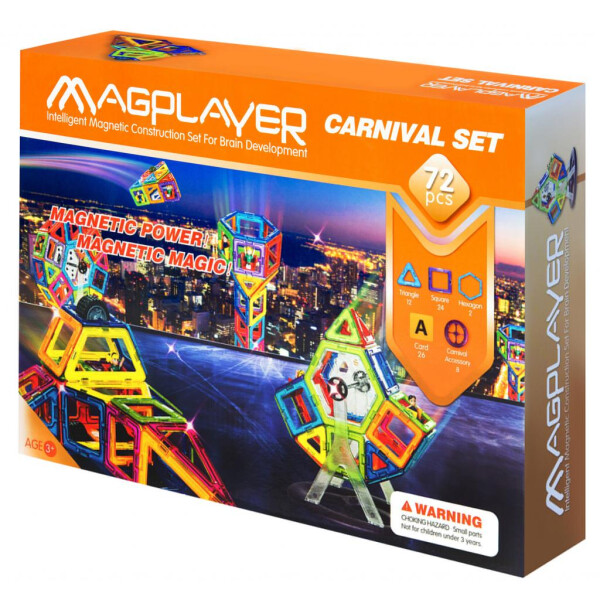 

Конструктор Magplayer Набор 72 элемента (MPA-72)