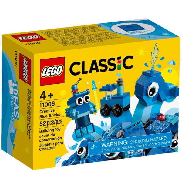 

Конструктор LEGO Classic Синий набор для конструирования 52 детали (11006)